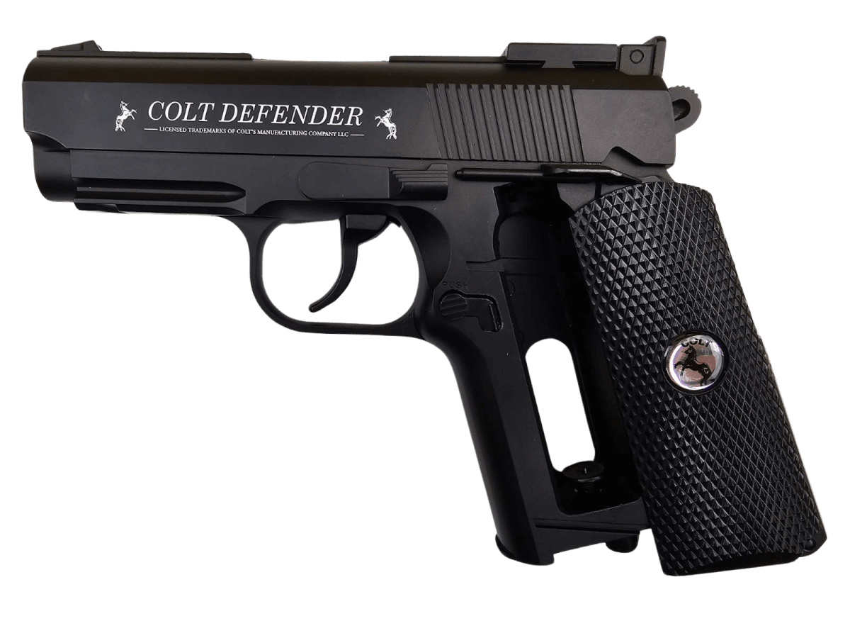 Pistola CO2 Umarex Colt Defender Cal. 4.5 mm BB – 16 Disparos Full Metal (#5.8310)13