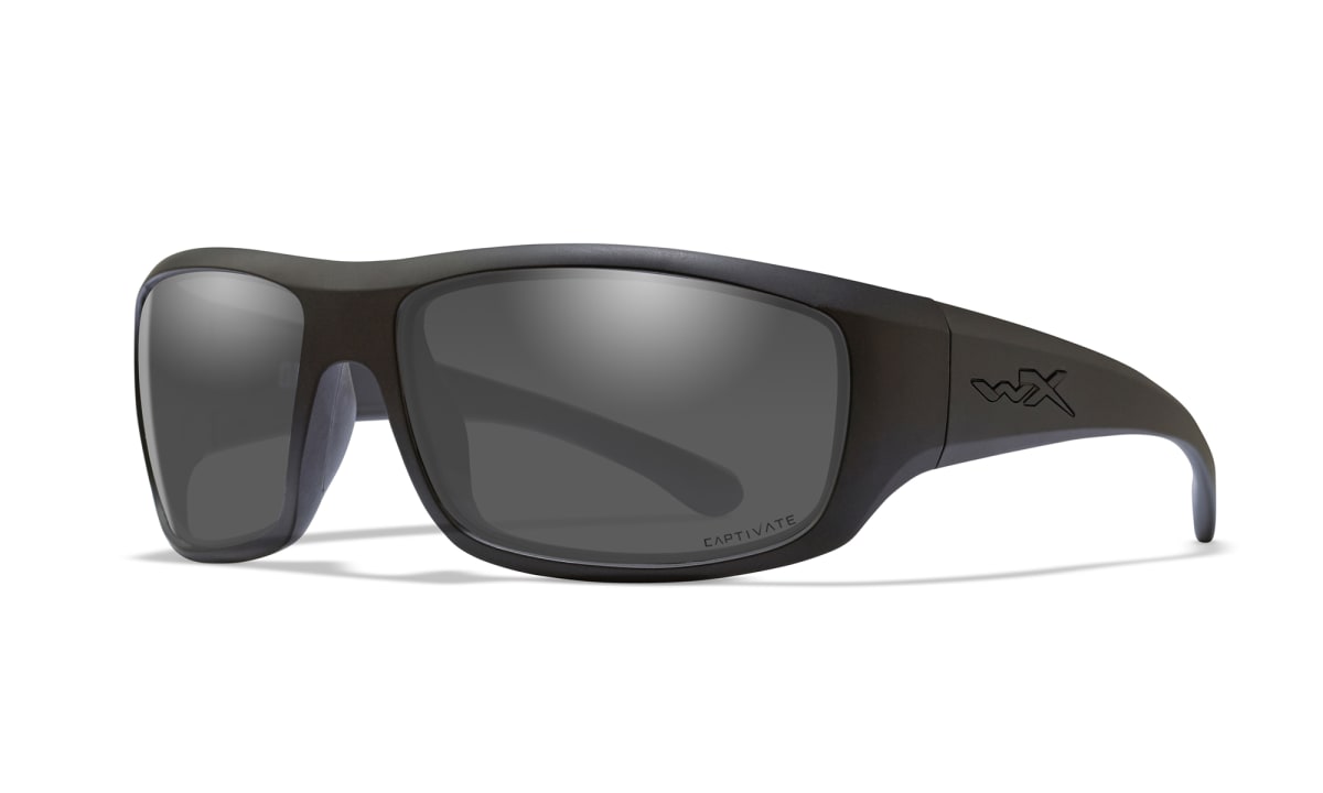 Wiley X Chile OMEGA Captivate mica gris polarizada marco negro #ACOME08 0