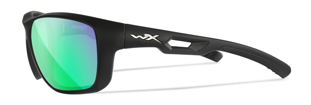Wiley X Aspect Captivate Pol Green Mirror/Matte Black Frame5