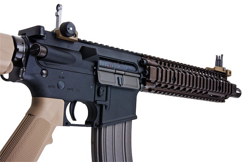 Réplica AEG VFC Avalon MK18 MOD1 GATE ASTER ETU Cal. 6 mm – Tan/Negro5
