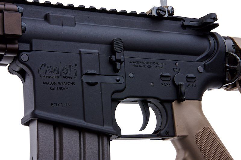 Réplica AEG VFC Avalon MK18 MOD1 GATE ASTER ETU Cal. 6 mm – Tan/Negro7