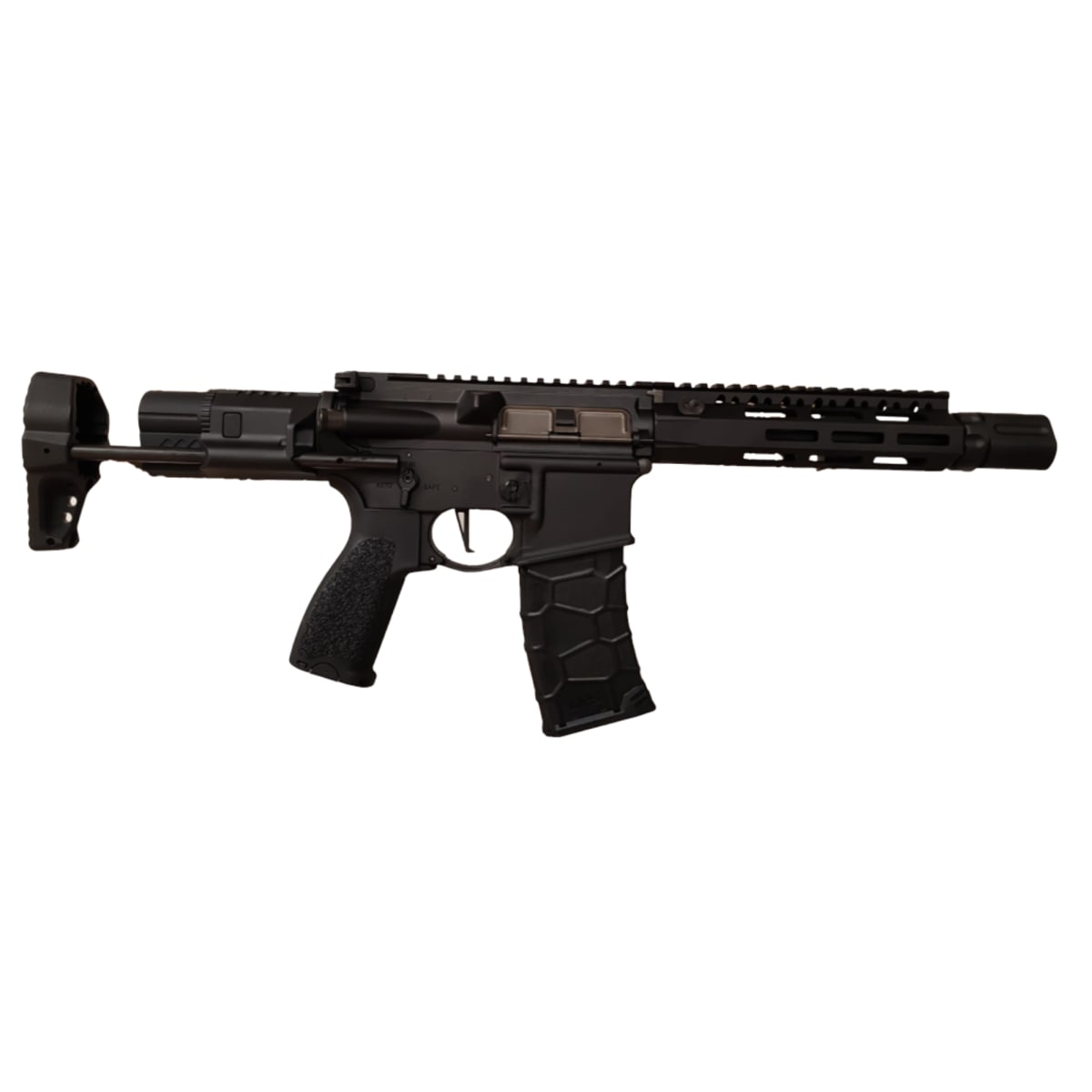 Réplica cal 6 mm modelo Avalon Machete SBR AEG(GATE) Black2