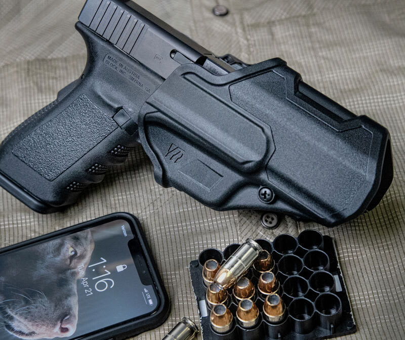 Holster T-Series L2C Blk Glock 19 Glock 19/23/26/27/32/33/45 RH, Box3