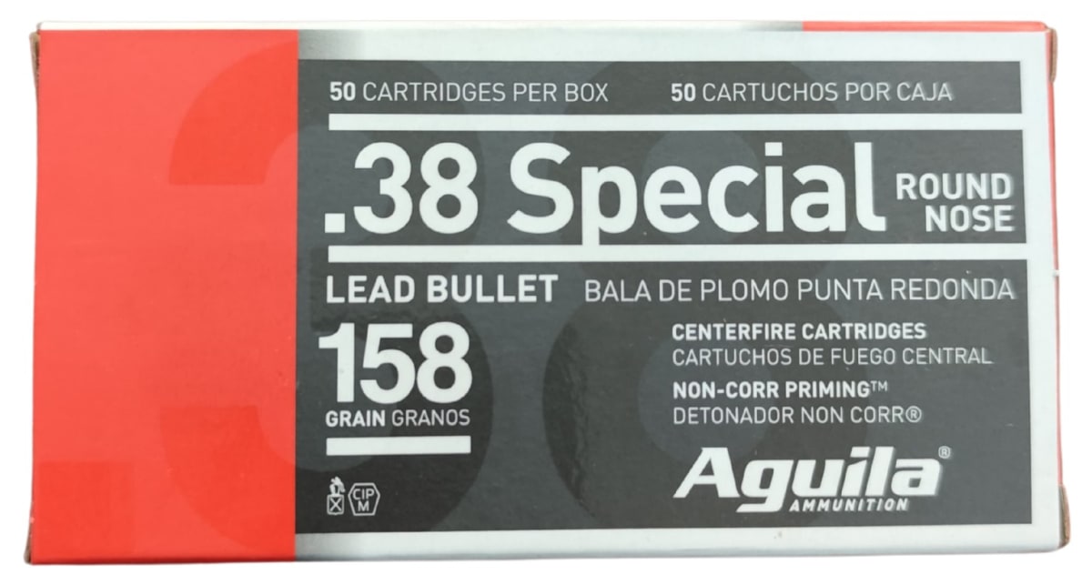 BALA CAL .38 ESPECIAL MARCA AGUILA CAJA 50 UDS2
