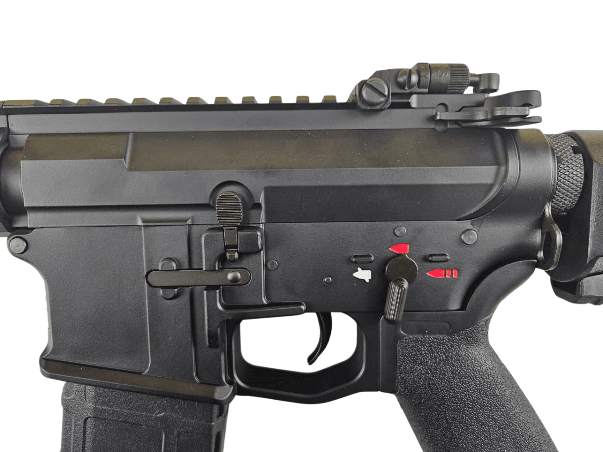 Réplica AEG CYMA Platinum M4 M-LOK 10” Cal. 6 mm (#CM.097B)6