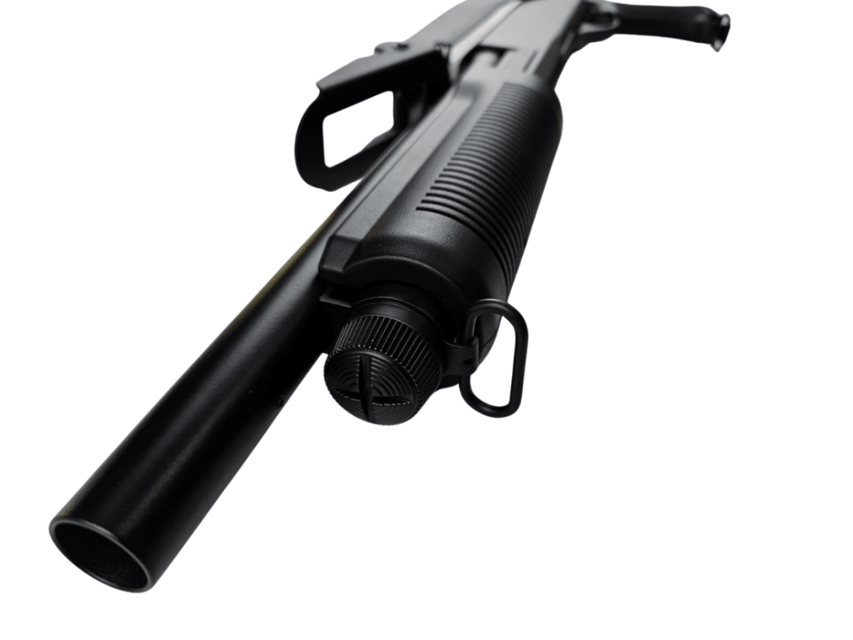 Réplica CYMA cal 6mm Escopeta M870 Spring Tri-shoot5