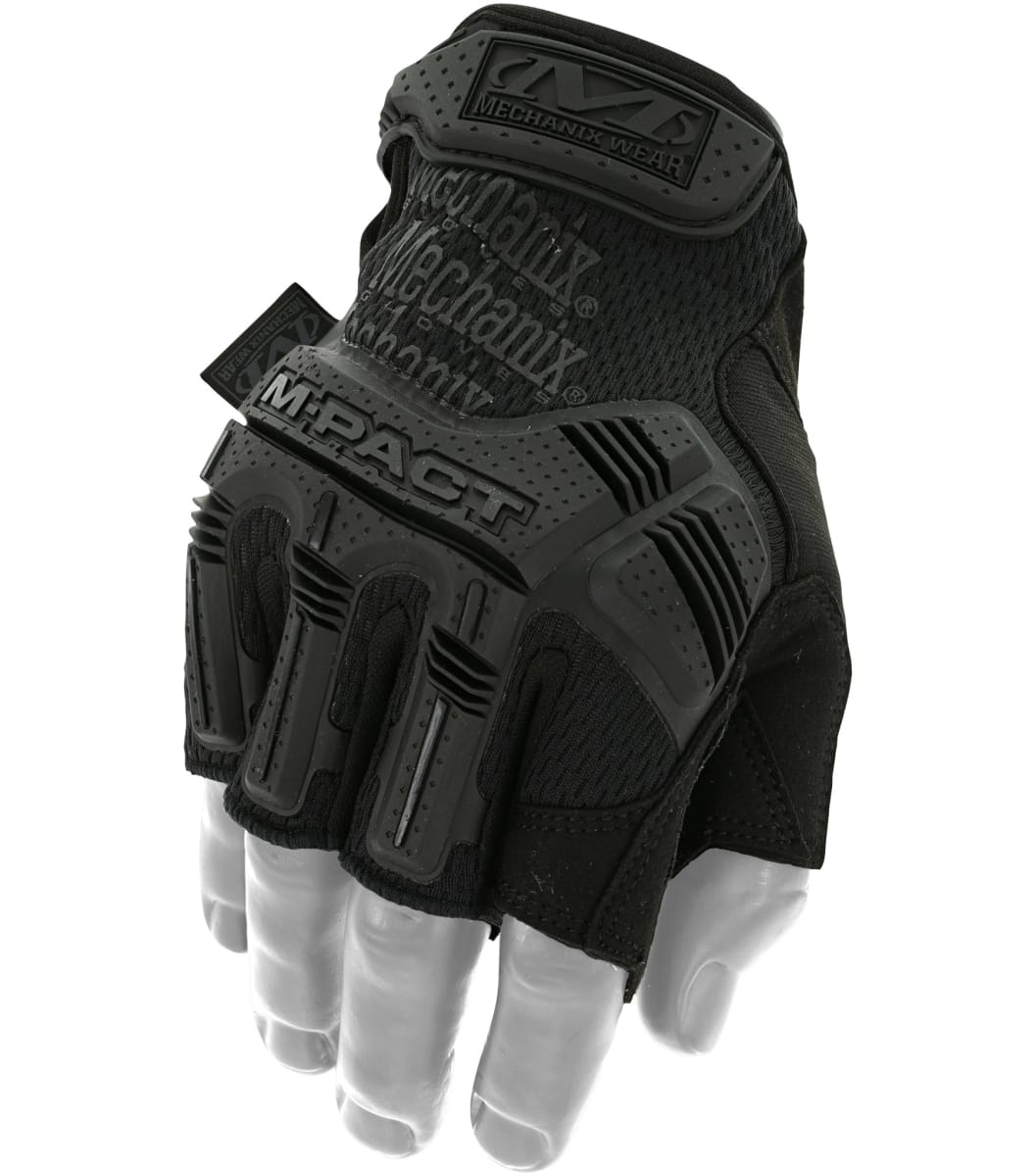 Guantes Mechanix M-Pact Fingerless Covert Negro Talla XL #MFL-55-011 0