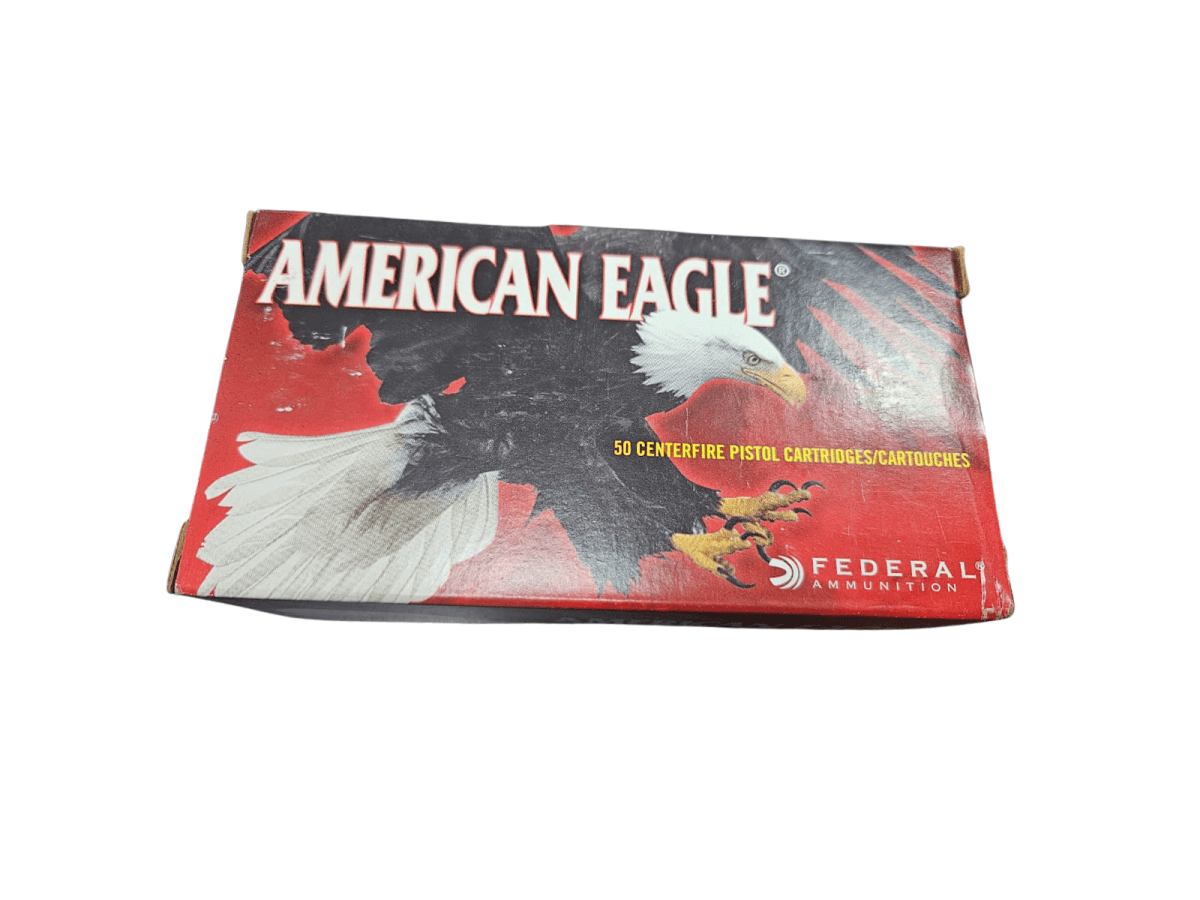 BALA Cal 38 sp. Marca American Eagle, 158 gr, Punta de plomo, Caja 50 unidades7