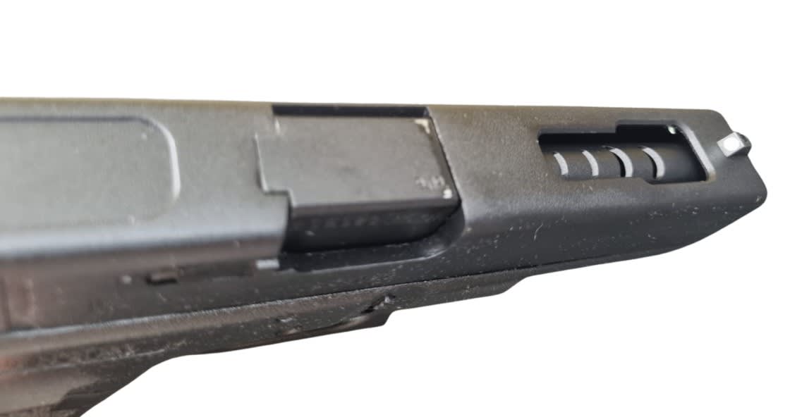 Réplica Glock 18C cal. 6mm - Producto con detalle estético y embalaje3