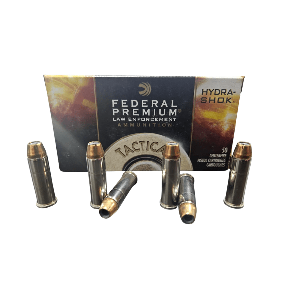 BALA cal .38 sp +P 129 gr Federal Hydra-shock JHP, caja 50 un.2