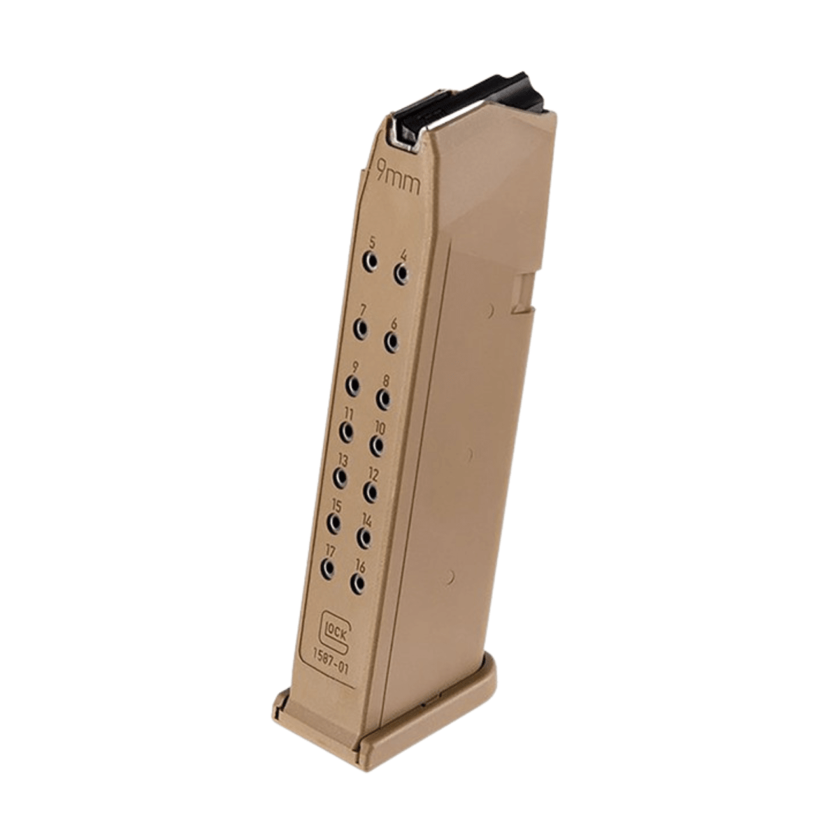 Cargador cal 9 mm para Glock 19X capacidad 17 rds1