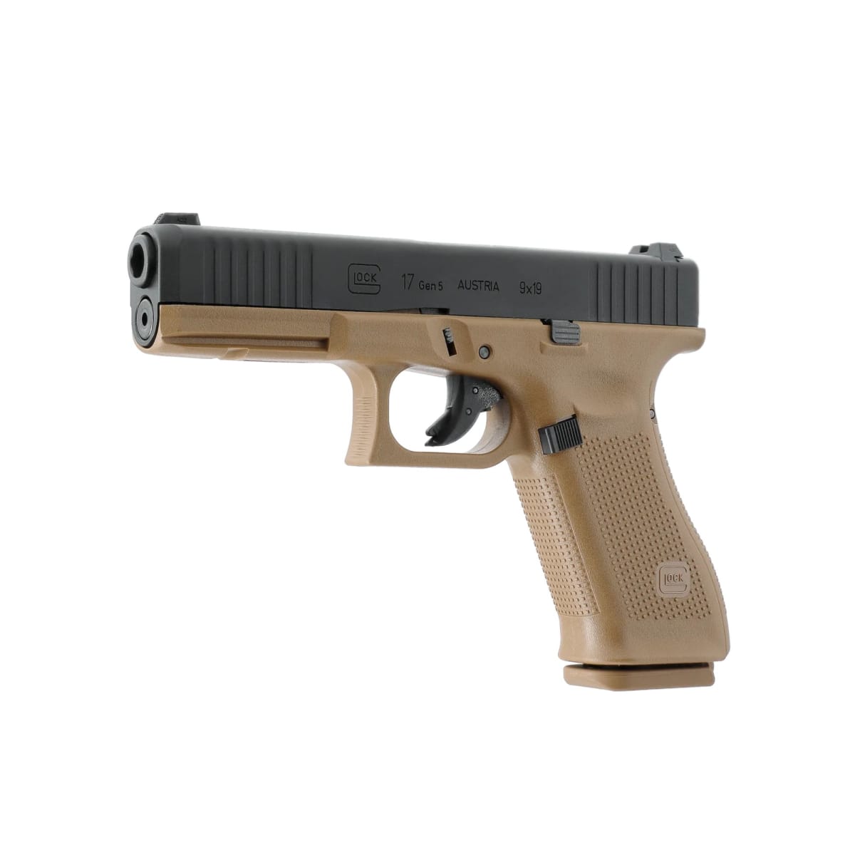 Réplica cal 6 mm mod GLOCK 17 Gen5 BLK-COY Edicion francesa GBB < 1,0 J 22R, #2.64773