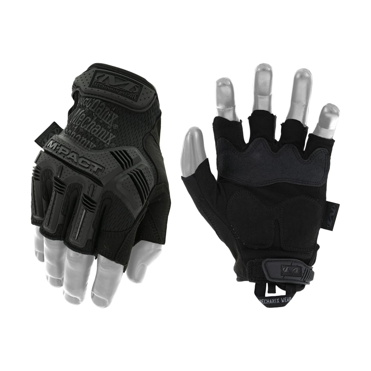 Guantes Mechanix M-Pact Fingerless Covert Negro Talla M #MFL-55-0095