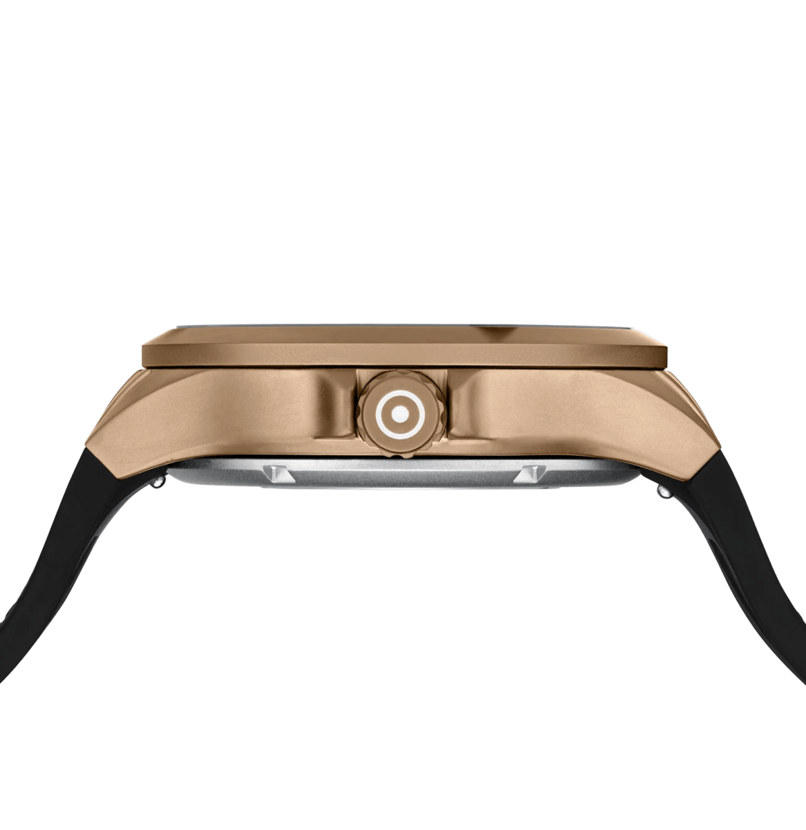 Reloj Glock, caja de acero color coyote, correa de silicona #GW-14-2-244