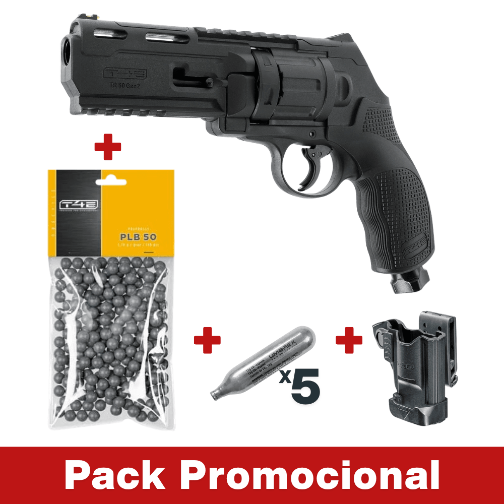 Pack HDR50 Gen2, Incluye, holster, 5 unidades de Co2 y Bolsa de balines1