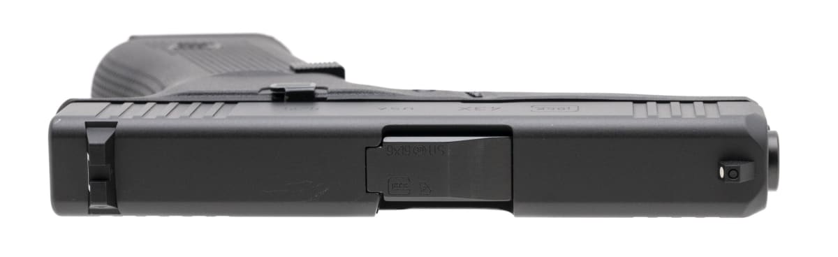 Pistola cal 9x19mm Glock 43X negra, con riel FS8