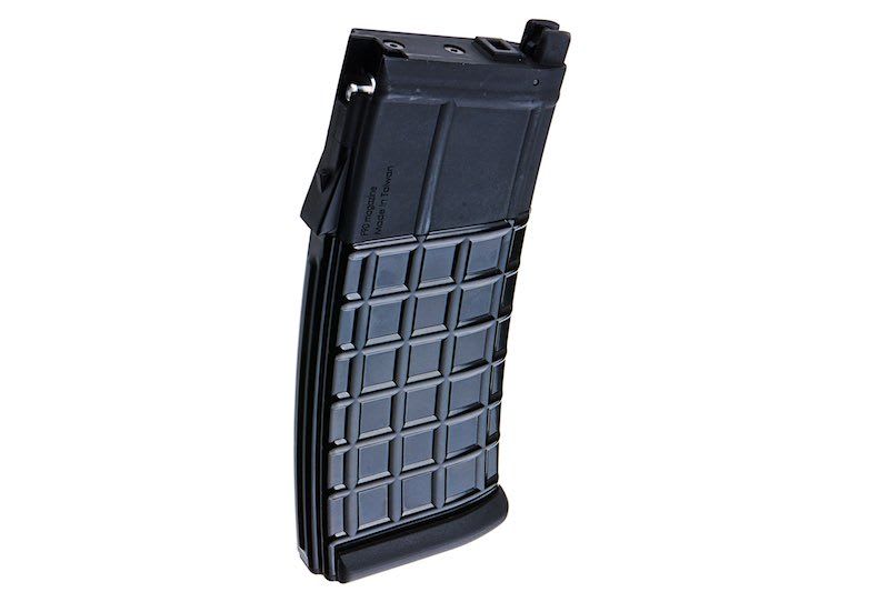 Cargador cal 6 mm para replica KWA Lithgow Arms F90 GBB #KWA-F90-G-302