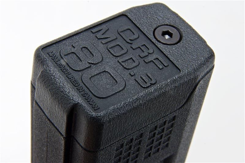 Cargador cal 6 mm para replica KWA QRF MOD.3 80 Round Mid Cap #KWA-QRF3-M4