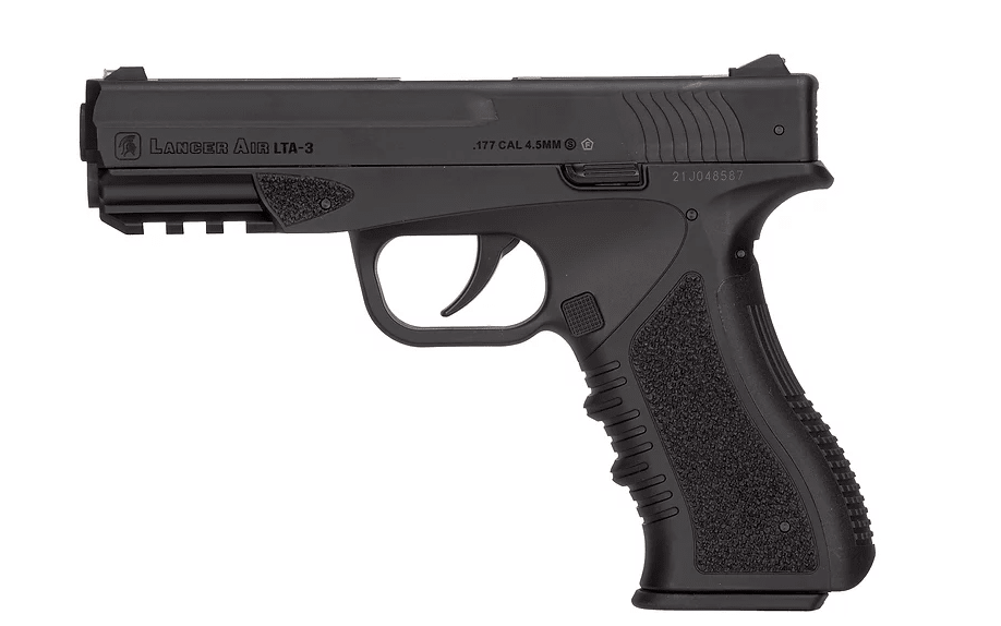 Pistola CO2 Lancer Defense LTA-3B Cal. 4.5 mm BB – 15 Disparos1