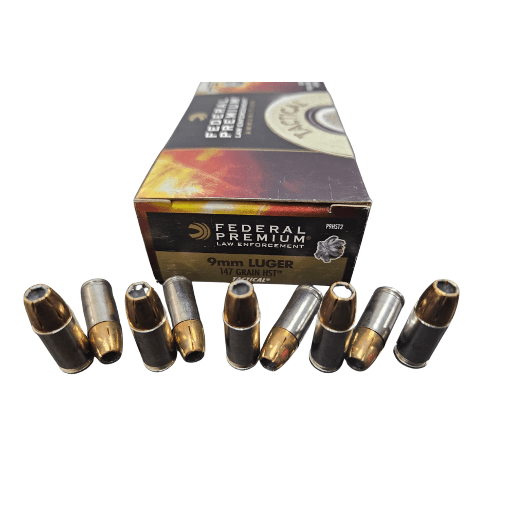 BALA cal 9 mm luger 147 gr Federal HST caja 50 un.6