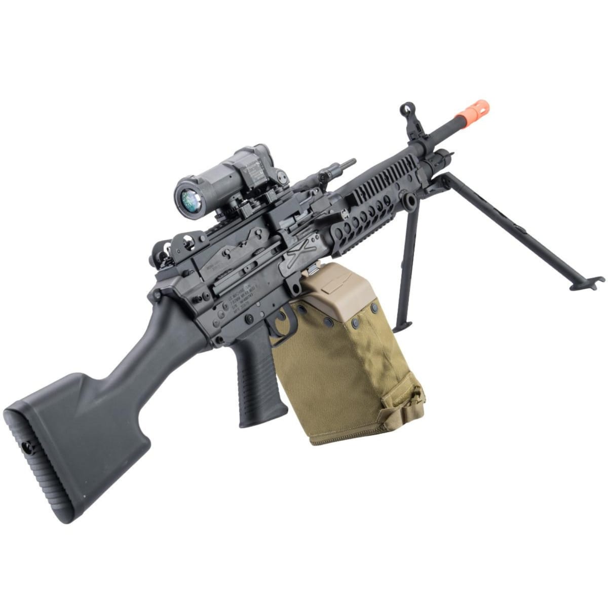 Réplica cal 6 mm modelo MK48 MOD1 con cargador2