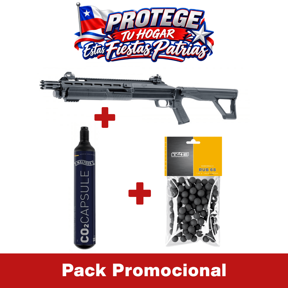 PACK HDX68 + CO2 Walther 88 gr y balines .68 practice rubber1