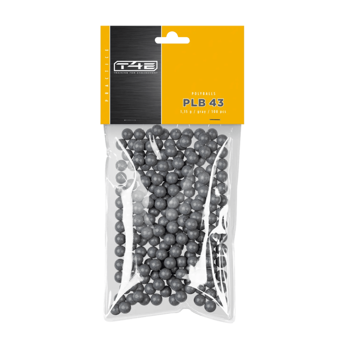 Balines de practica PLB 43 Polyballs .43 GRY 1,15 g 100 pcs #2.45041