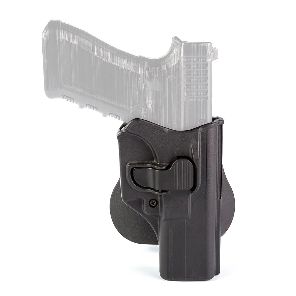Holster Milfort P/Pistola Glock 17/19/22 Derecha Nivel-2 TIPO PALETA #AT-610203