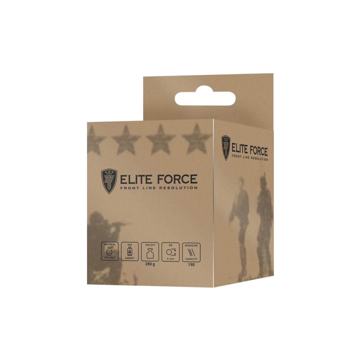 Réplica de granada Elite Force Hailstorm Gas BLK 6mm 190R, #2.50733