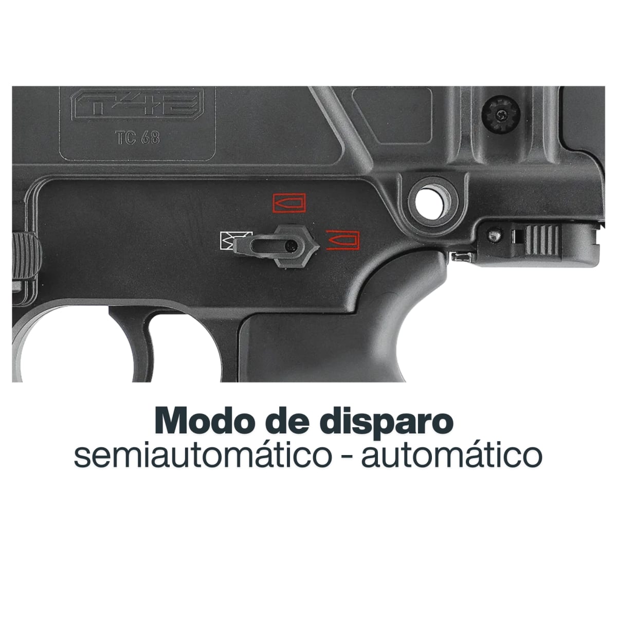 T4E Carabina TC 68 BLK .68 CO2 40J #2.4067X6