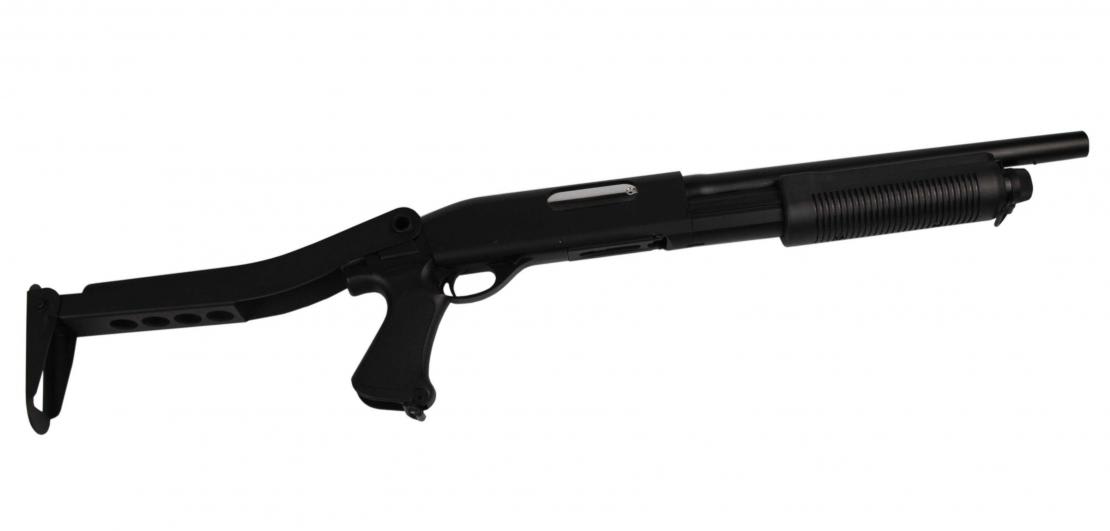 Réplica CYMA cal 6mm Escopeta M870 Spring Tri-shoot 0