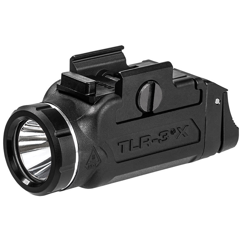 Linterna TLR-3X USB para riel picatinny Slim, color negra, incluye bateria recargable SL-B9, #591031