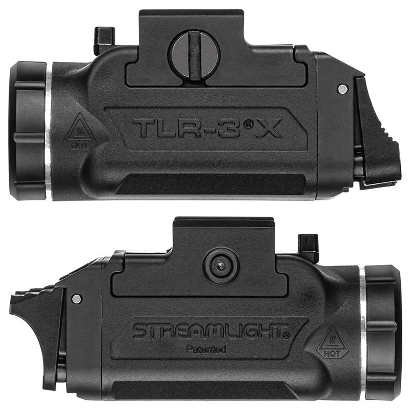 Linterna TLR-3X USB para riel picatinny Slim, color negra, incluye bateria recargable SL-B9, #591033