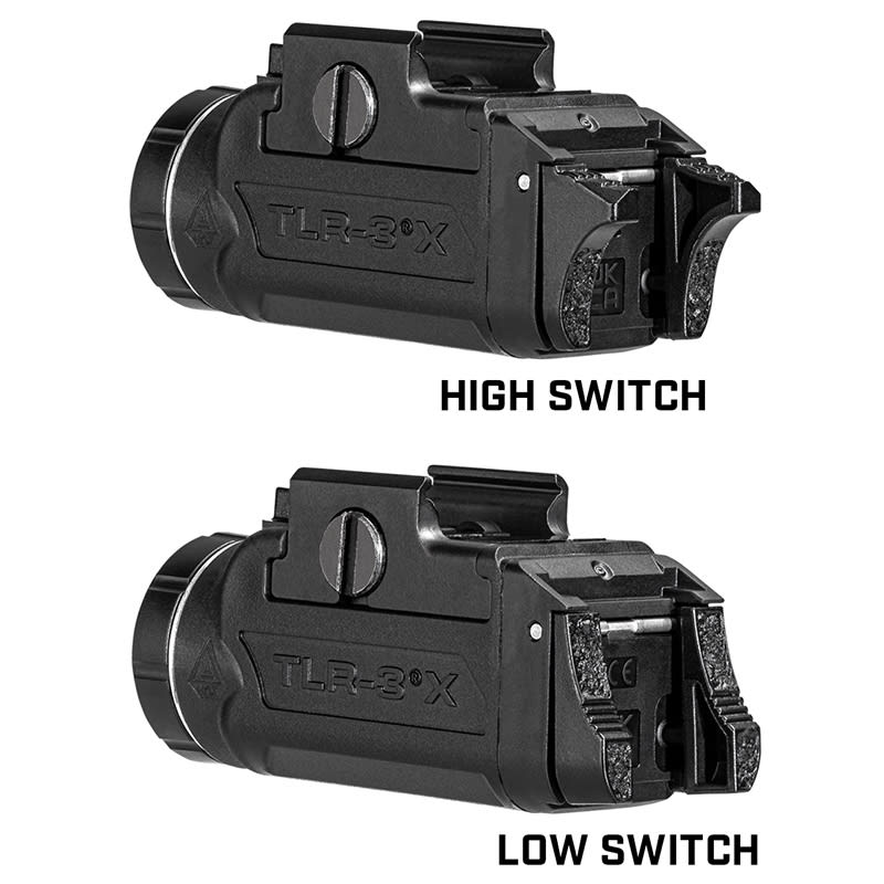 Linterna TLR-3X USB para riel picatinny Slim, color negra, incluye bateria recargable SL-B9, #591034