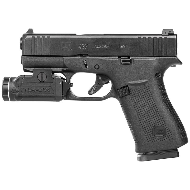 Linterna TLR-3X USB para riel picatinny Slim, color negra, incluye bateria recargable SL-B9, #591036