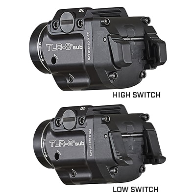 Linterna Streamlight modelo TLR-8 SUB, color negro, laser rojo3