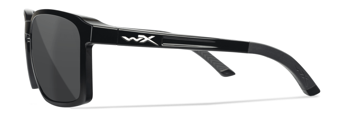 LENTE WILEY X ALFA CAPTIVATE POLARIZADO MICA GRIS MARCO NEGRO AC6ALF181