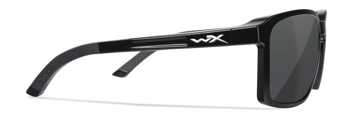 LENTE WILEY X ALFA CAPTIVATE POLARIZADO MICA GRIS MARCO NEGRO AC6ALF183