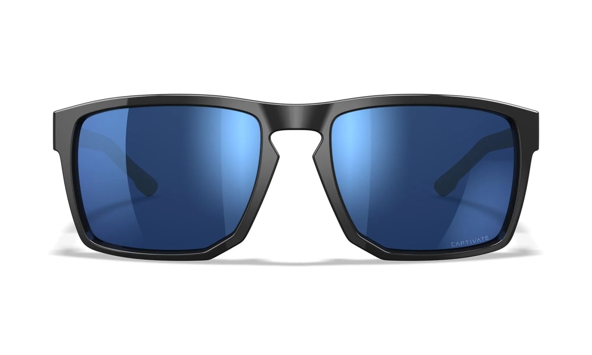 Lente Wiley X APEX Captivate Polarized Blue / Gloss Black Frame3