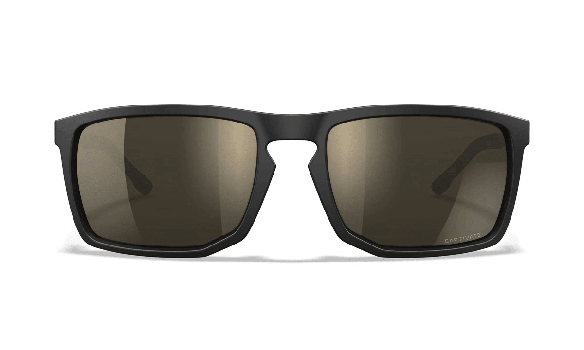 Lente Wiley X AXE CAPTIVATE™ Polarized Tungsten Mirror / Matte Black #AC6AXE042