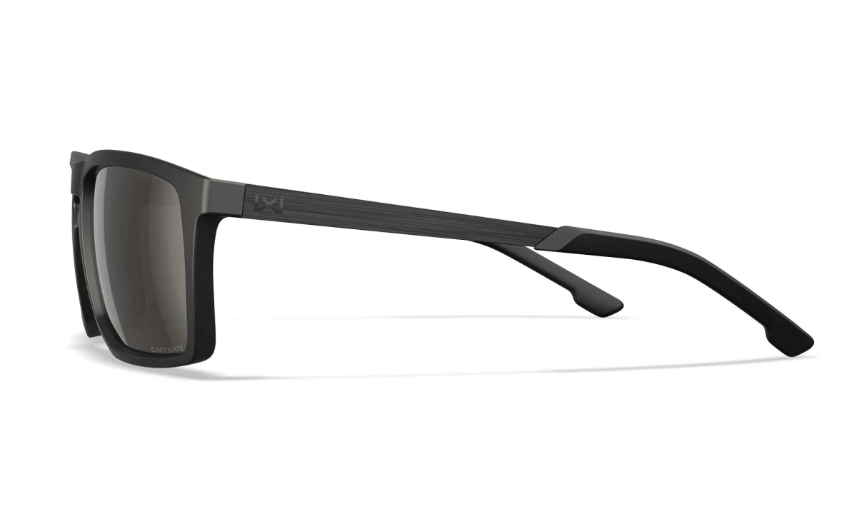 Lente Wiley X AXE CAPTIVATE™ Polarized Tungsten Mirror / Matte Black #AC6AXE045