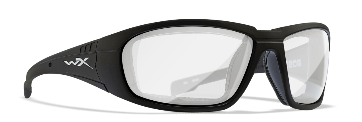 Wiley X BOSS mica clear marco negro2