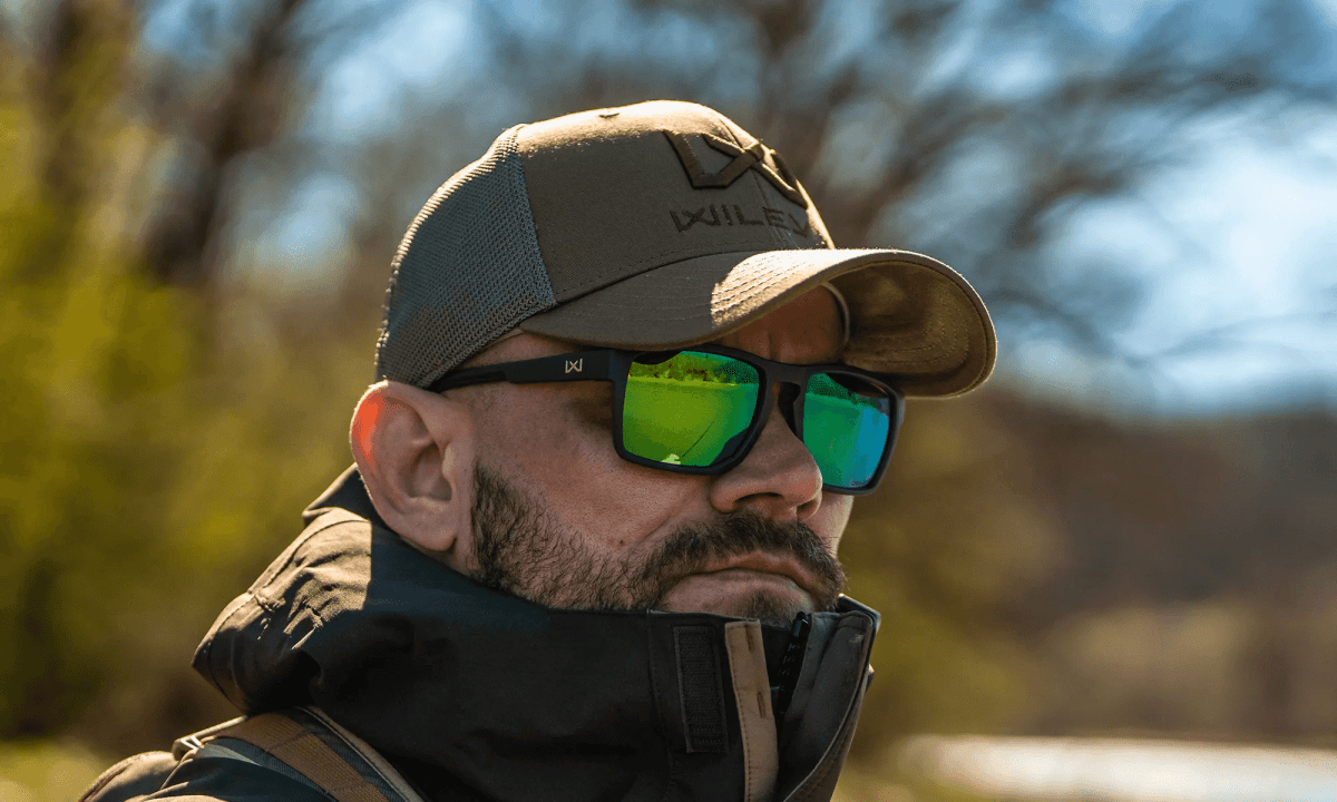 Lente Founder Captivate Pol Green Mirror/Matte Graphite Frame #AC6FND0710