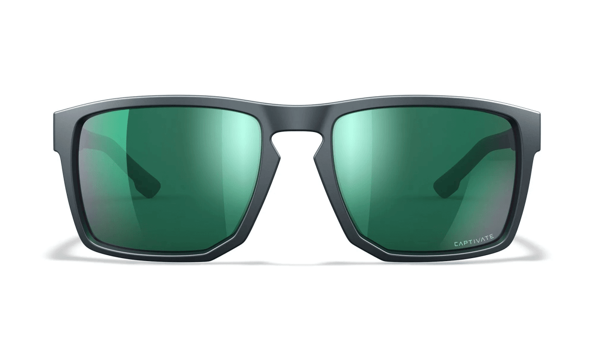 Lente Founder Captivate Pol Green Mirror/Matte Graphite Frame #AC6FND072