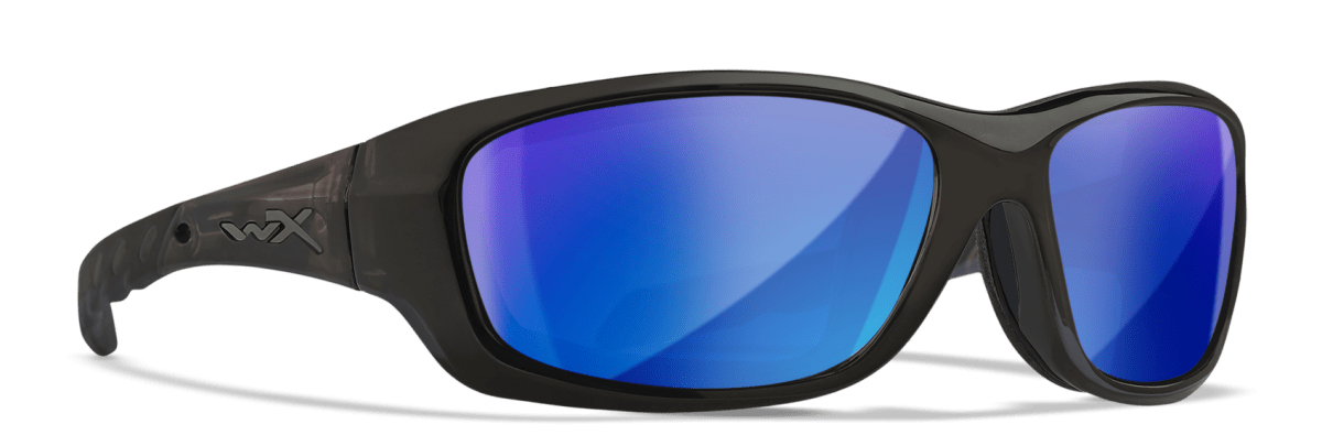 Wiley X Gravity Captivate Pol Blue Mirror/Black Crystal Frame2