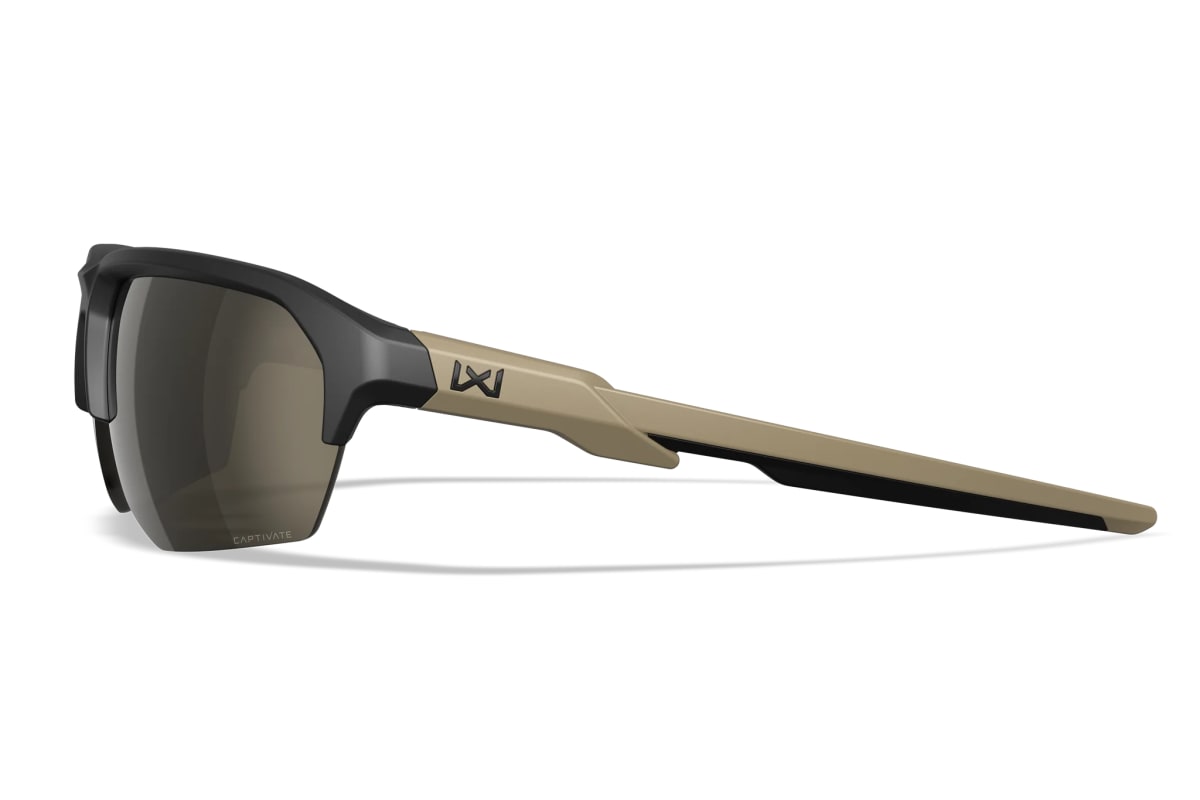 Lente Jakl Captivate Non-Pol Tungsten Mirror/Matte Black and Tan Frame #CHJKL043
