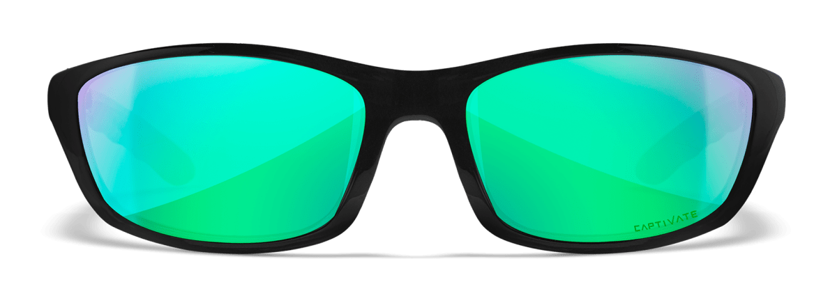 WILEY X CAPTIVATE POL GREEN MIRROR/GLOSS BLACK FRAME3
