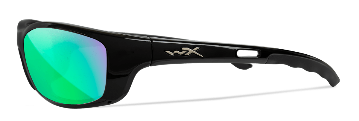 WILEY X CAPTIVATE POL GREEN MIRROR/GLOSS BLACK FRAME4