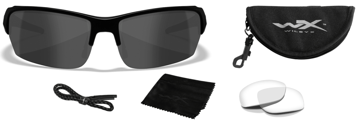 Wiley X Chile Saint dos micas balística marco negro5