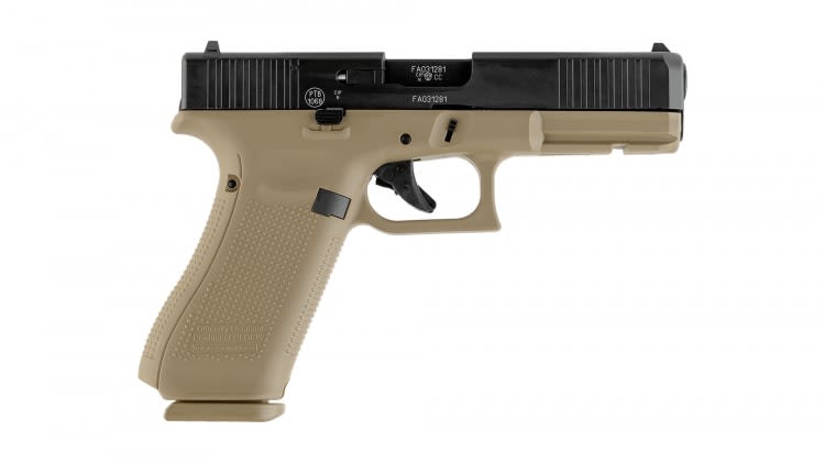 Pistola de Fogueo Umarex Glock 17 Gen5 cal 9 mm PAK Black/Coyote #311.02.043